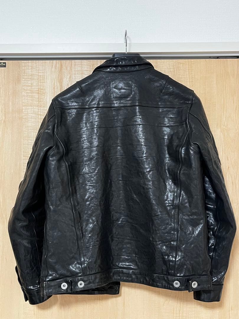 BACKLASH イタリーショルダー ガーメントダイ レザー2ndジャケット