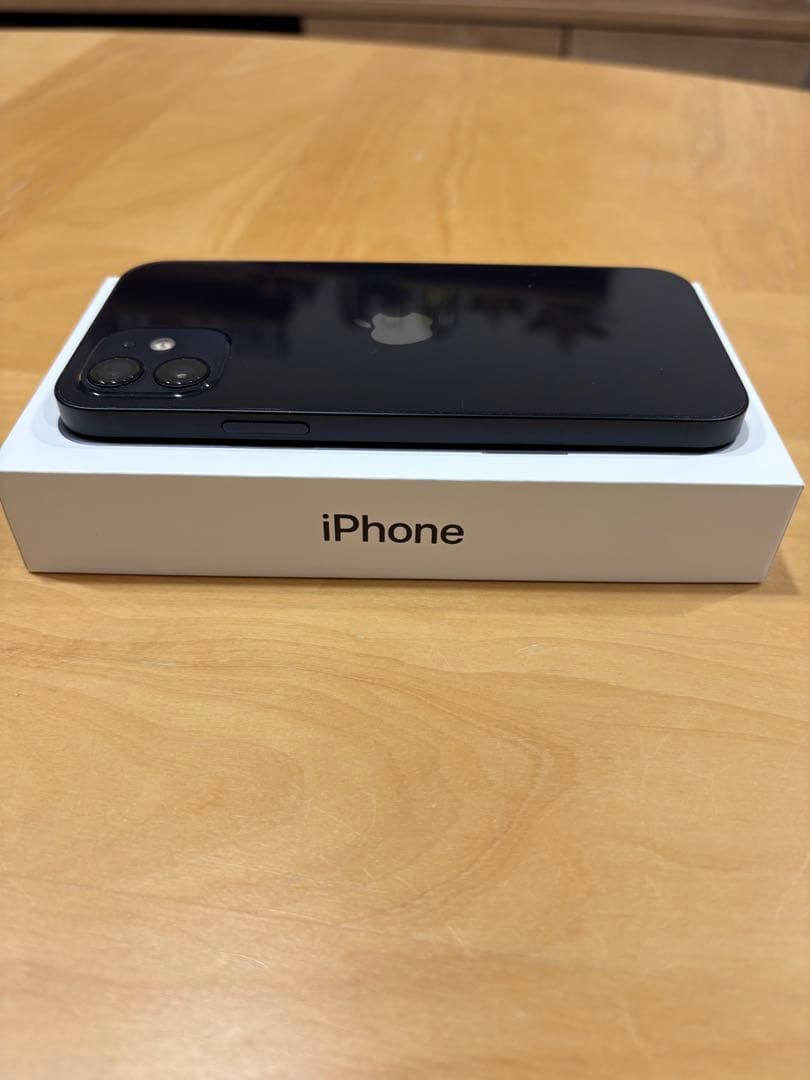 【美品】Apple iPhone 12 64GB ブラック（付属品完備）