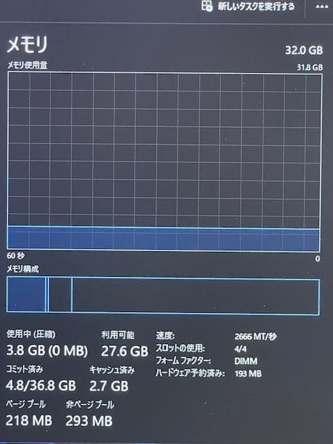 XPS8930 第八世代Core-i7/メモリ32GB/SSD256G/グラボ付