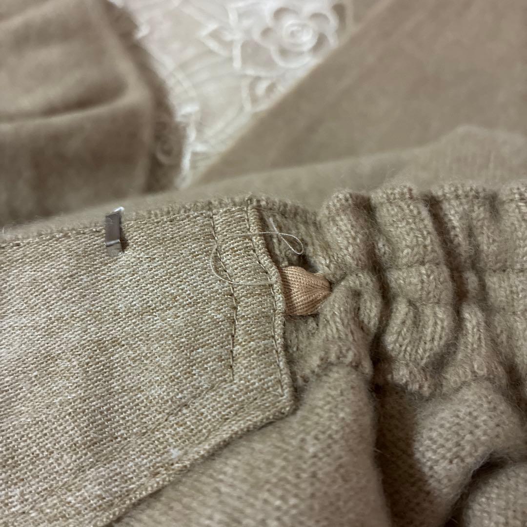 ウール100%カシミヤ 長袖シャツ ズボン下 上下セット 紳士肌着M