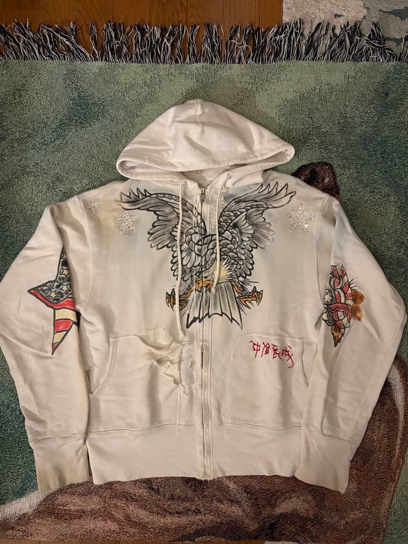 great china wall ジップフーディー