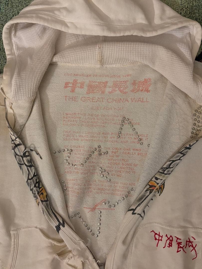 great china wall ジップフーディー