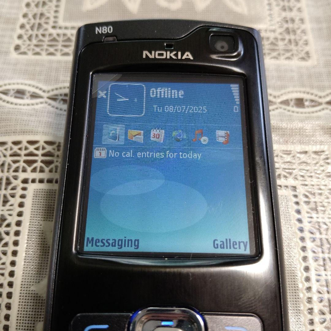 NOKIA 音楽プレーヤー搭載携帯電話『N80』純正バッテリー付 フィンランド製
