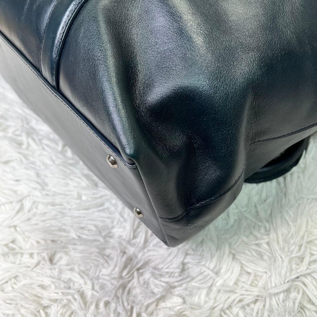 希少✨マッキントッシュフィロソフィー トートバッグ 本革レザー 深緑 肩掛け