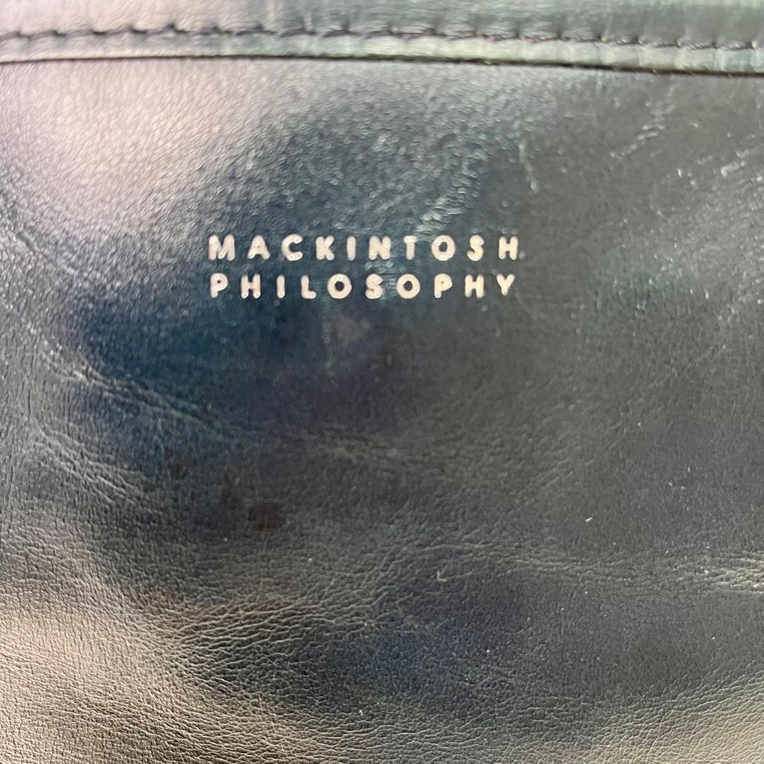 希少✨マッキントッシュフィロソフィー トートバッグ 本革レザー 深緑 肩掛け