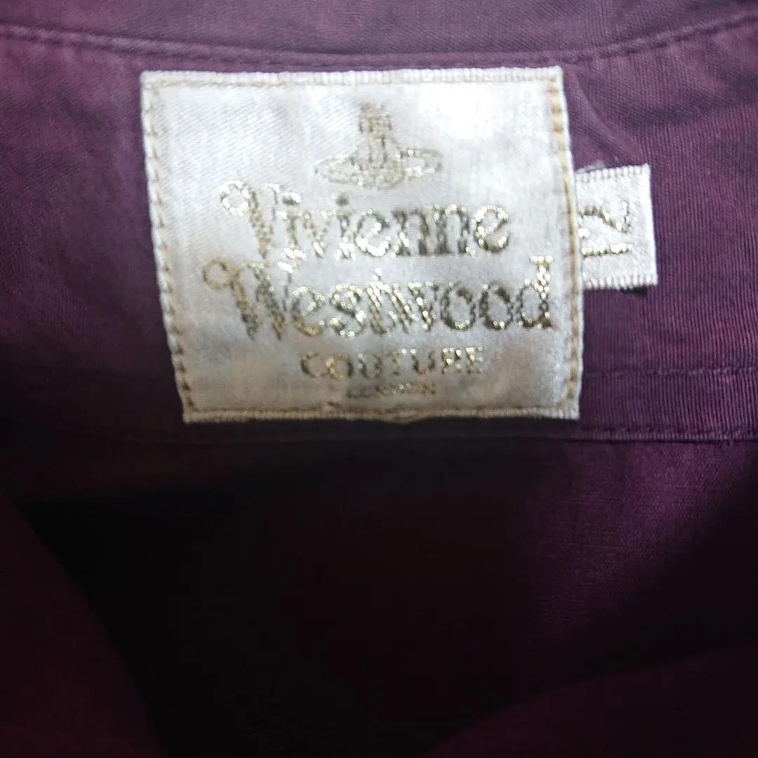 アイルランド製 ヴィヴィアンウエストウッド COUTURE ブラウス パープル