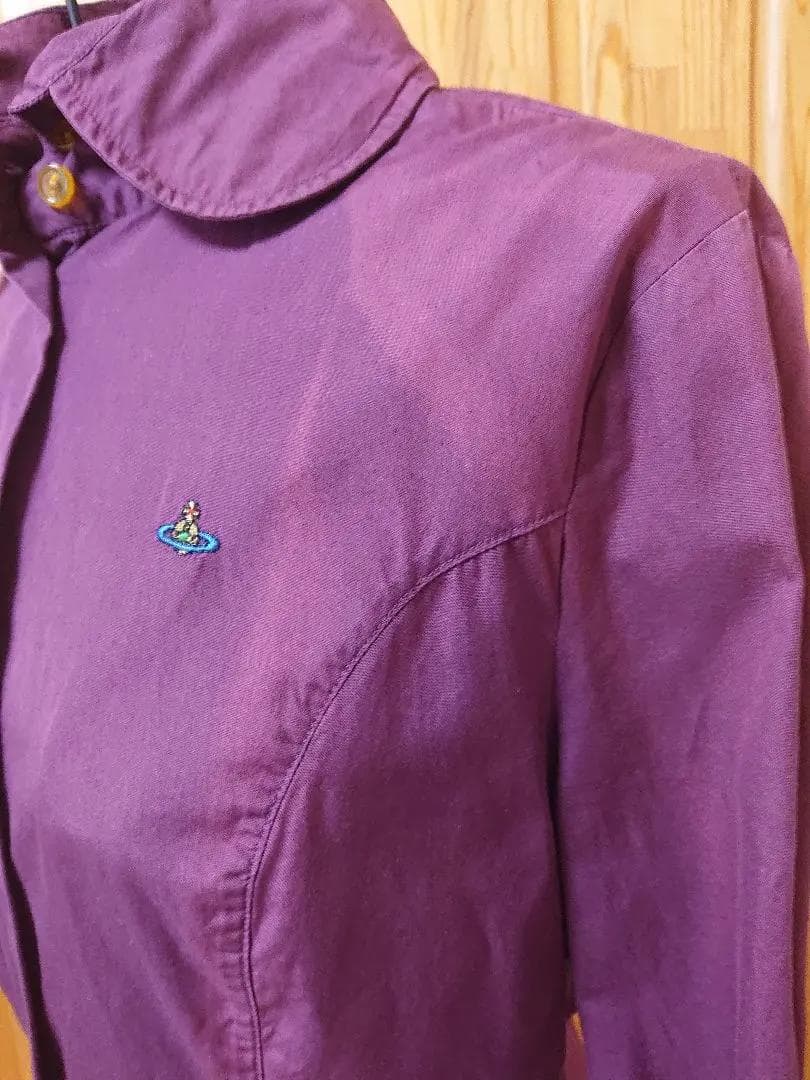 アイルランド製 ヴィヴィアンウエストウッド COUTURE ブラウス パープル