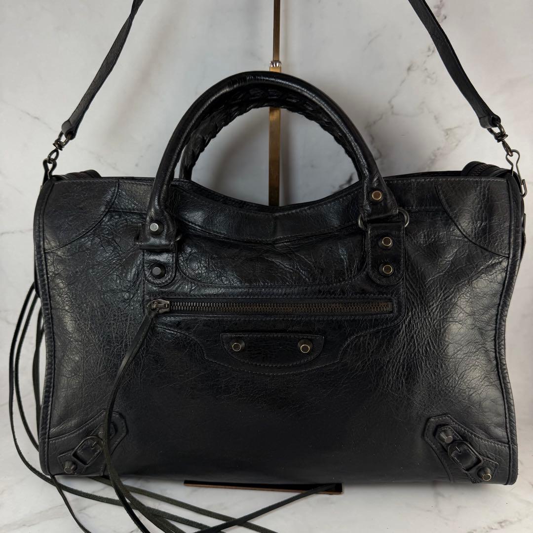 BALENCIAGA クラシック シティ 2WAY ハンドバッグ 115748