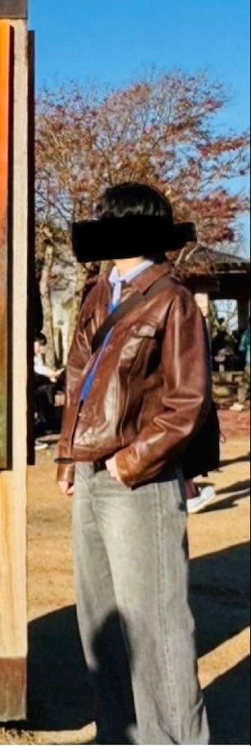 ジャケット・アウター 90s old gap trucker type leather jacket