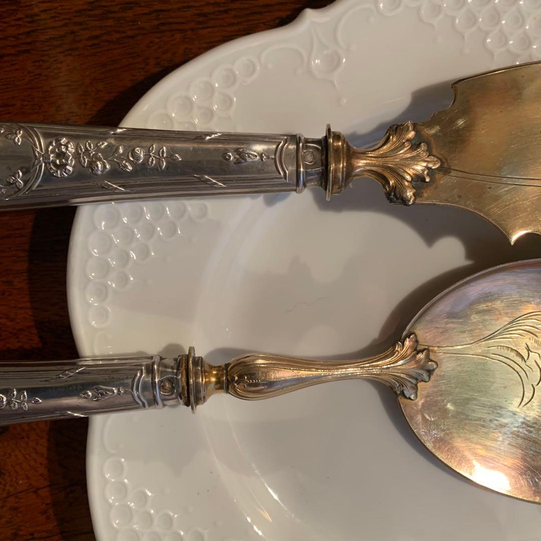 フランスアンティーク　スターリングシルバー　カトラリーセット