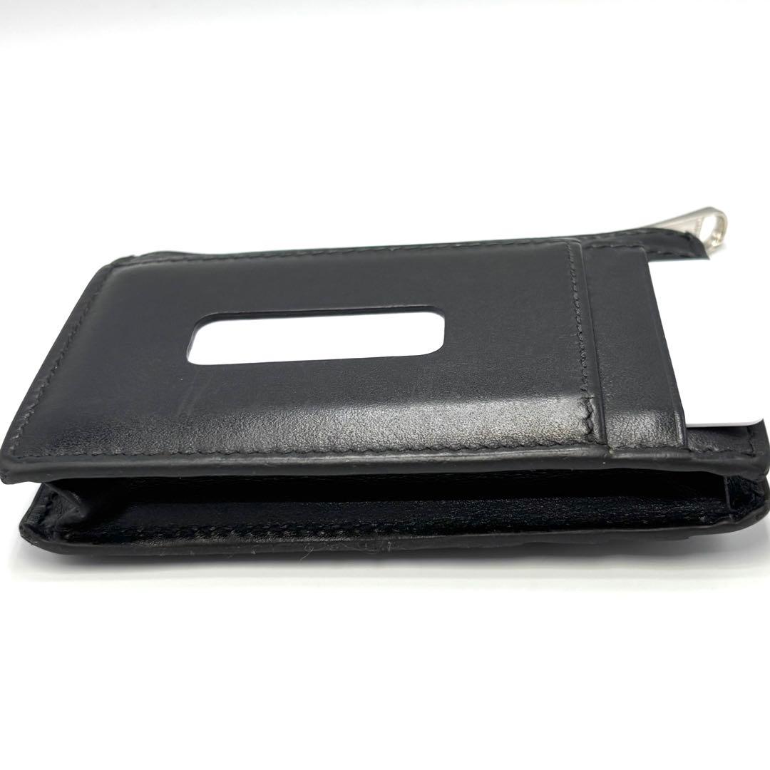 美品　Gucci ブラック GGパターンレザー ケース　カードケース