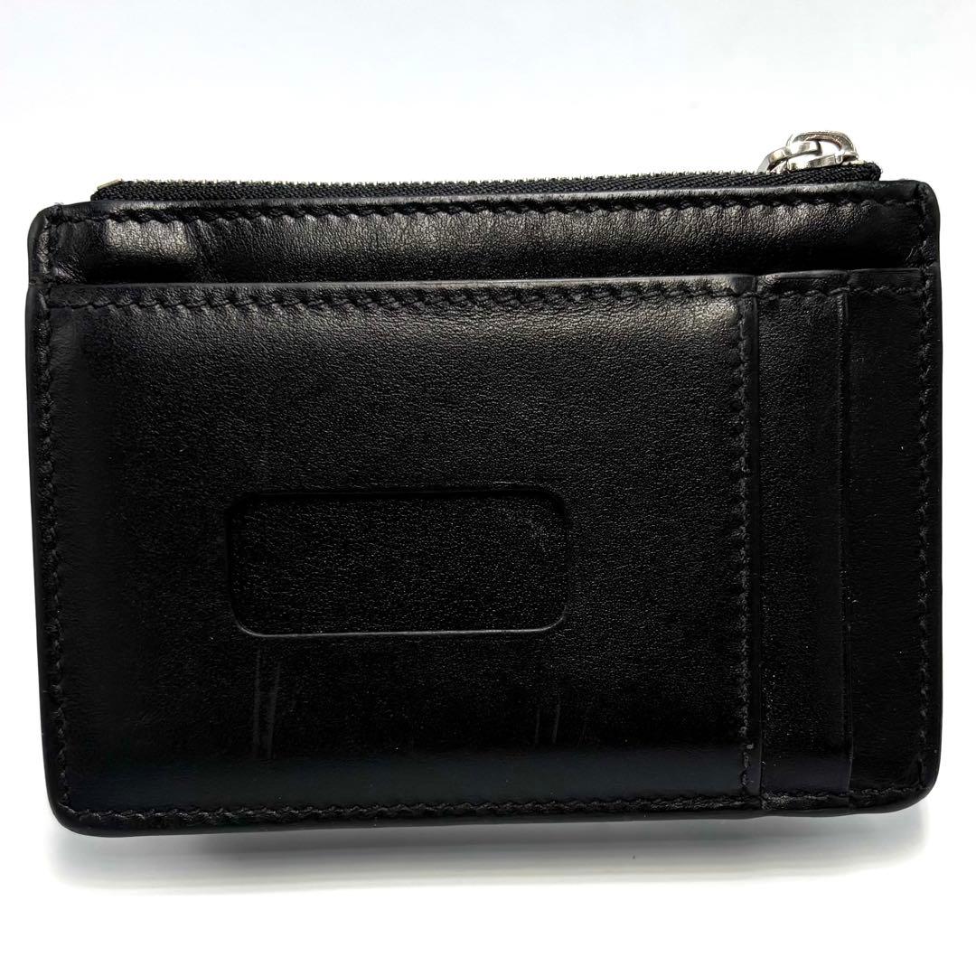 美品　Gucci ブラック GGパターンレザー ケース　カードケース