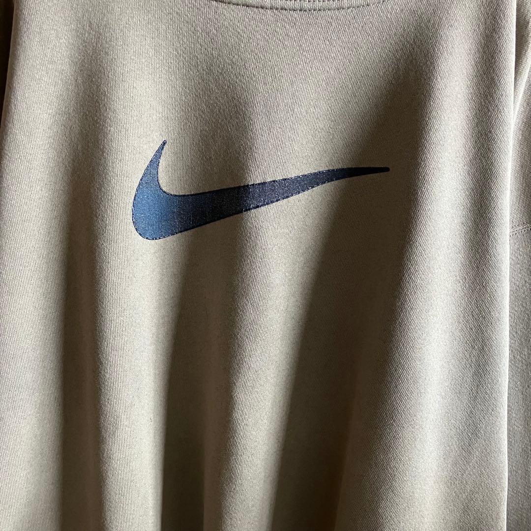 雰囲気◎90's USA製 ナイキ\"BIG SWOOSH\"スウェットXL 襤褸