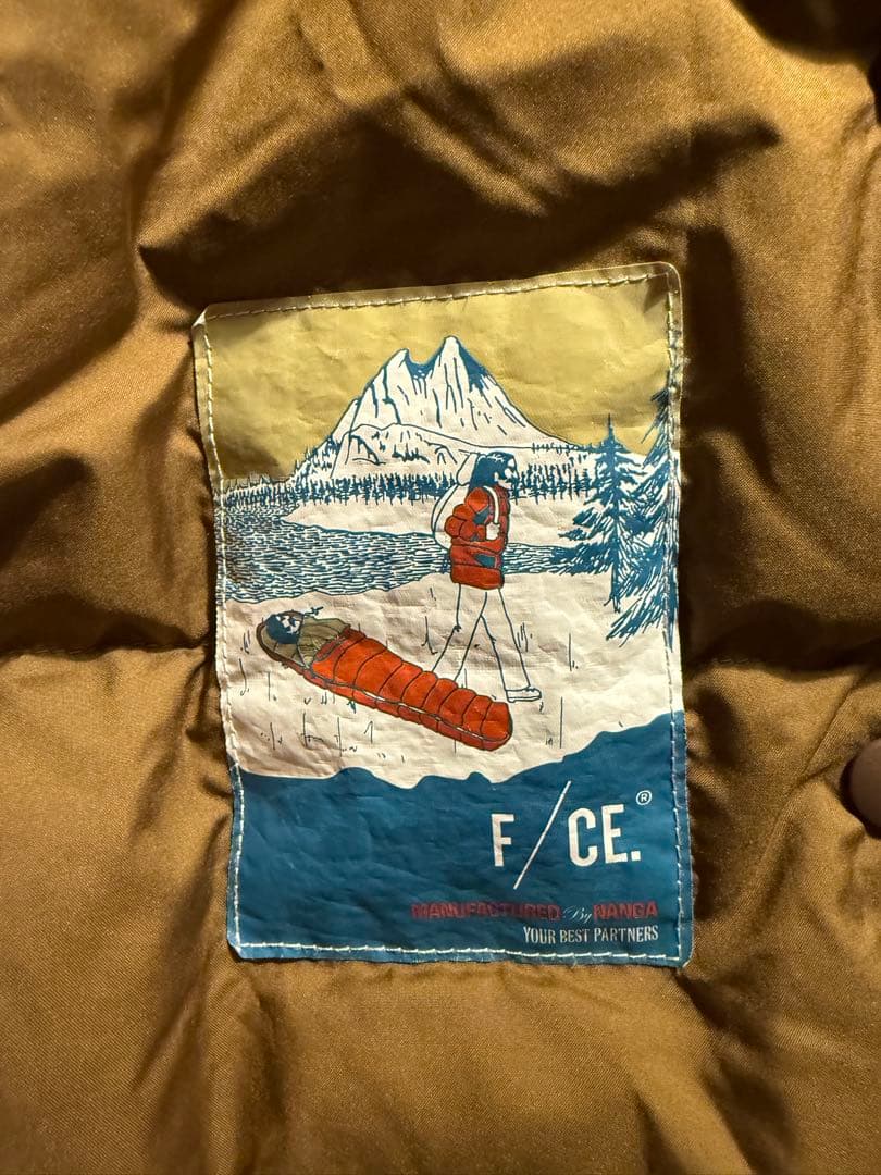 nanga×F/CE＊AエフライトスタンドネックロングダウンコートサイズS