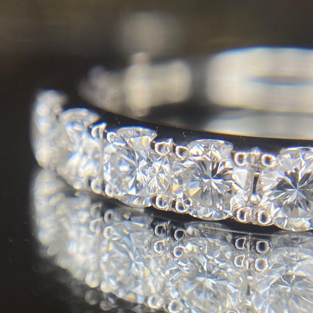 天然 ダイヤモンド エタニティ 計1.18ct PT900『差別化♡』
