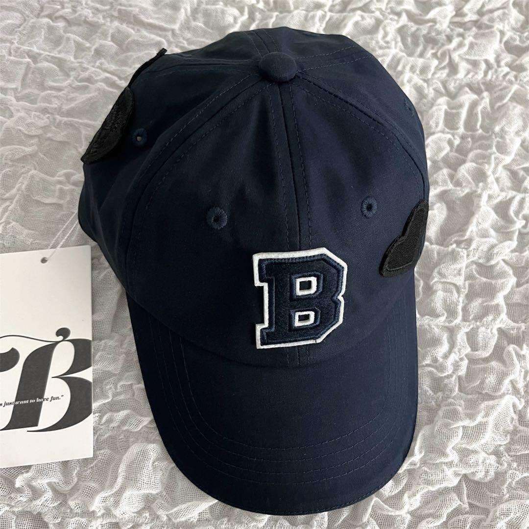 【新品未使用】Bibiy. ロゴキャップ 帽子 ネイビー