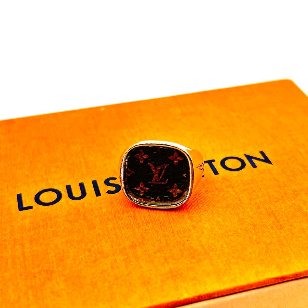 ルイヴィトン モノグラム リング サイズM M00515 バーグ メンズ