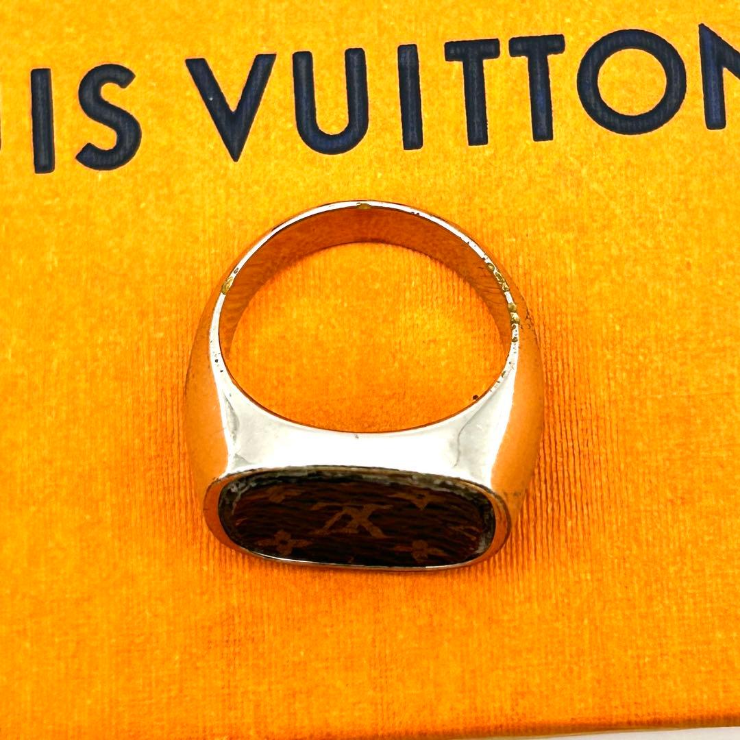 ルイヴィトン モノグラム リング サイズM M00515 バーグ メンズ