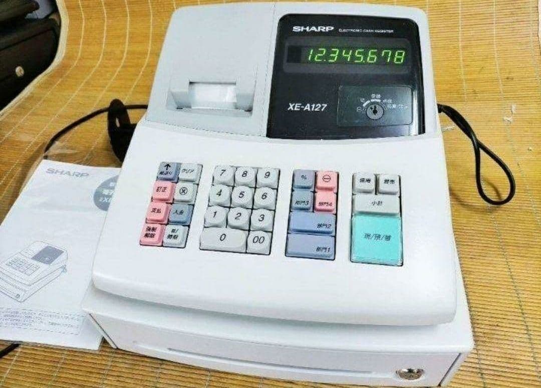 シャープレジスター　XE-A127　簡単便利特殊　送料込　147773