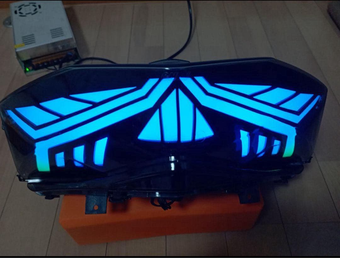 レインボーカラーシグナスXウインカーテールランプ4型sea5jsed8流れる