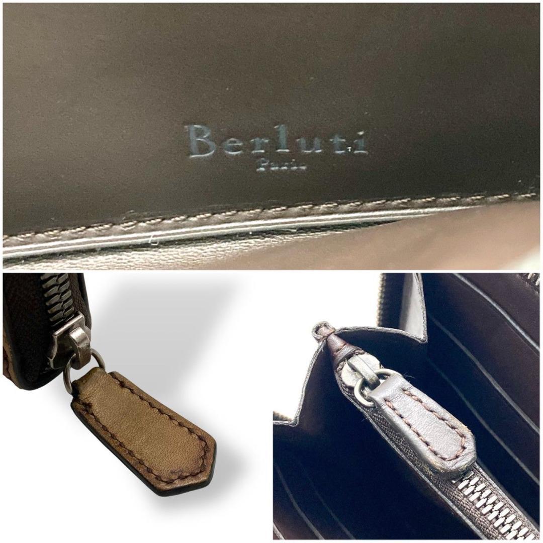 ベルルッティ イタウバ カリグラフィ 長財布 ロングウォレット 美品 70522