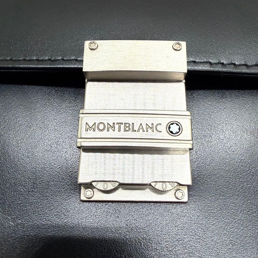 美品　モンブラン　ビジネスバッグ　ブリーフケース　2way　ショルダーバッグ