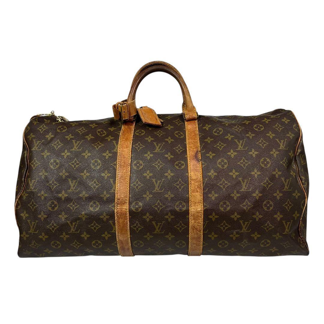【鑑定済】ルイヴィトン　キーポル55　モノグラム　ボストンバッグ　旅行かばん