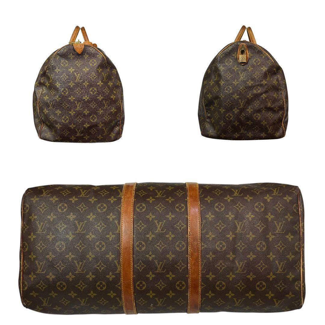 【鑑定済】ルイヴィトン　キーポル55　モノグラム　ボストンバッグ　旅行かばん