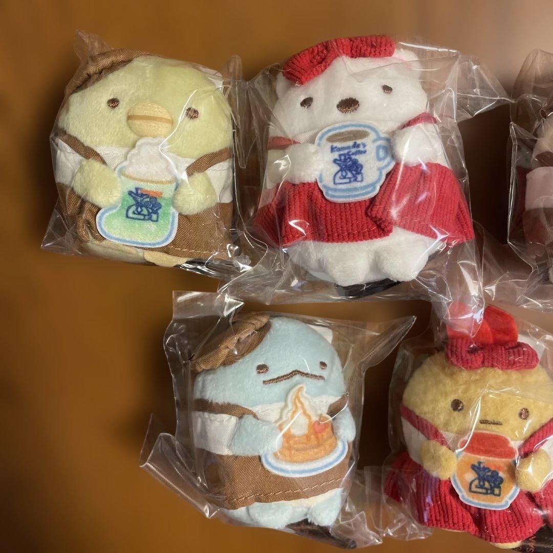 すみっコぐらし　コメダ珈琲　コラボ　てのりぬいぐるみ　7種
