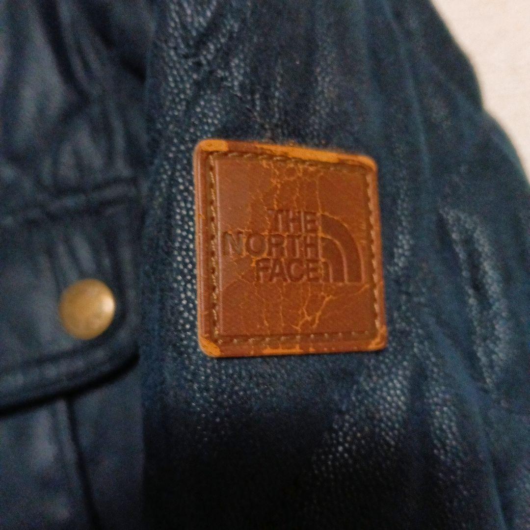 ノースフェイス ホワイトレーベルレザー調ボアインナーアウター ネイビー XL
