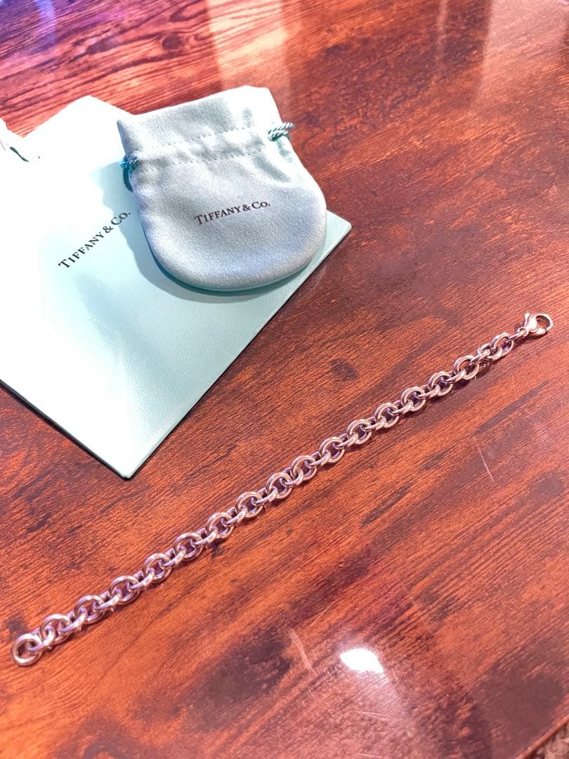 Tiffany & Co. ティファニー ラウンドリンク チェーン ブレスレット