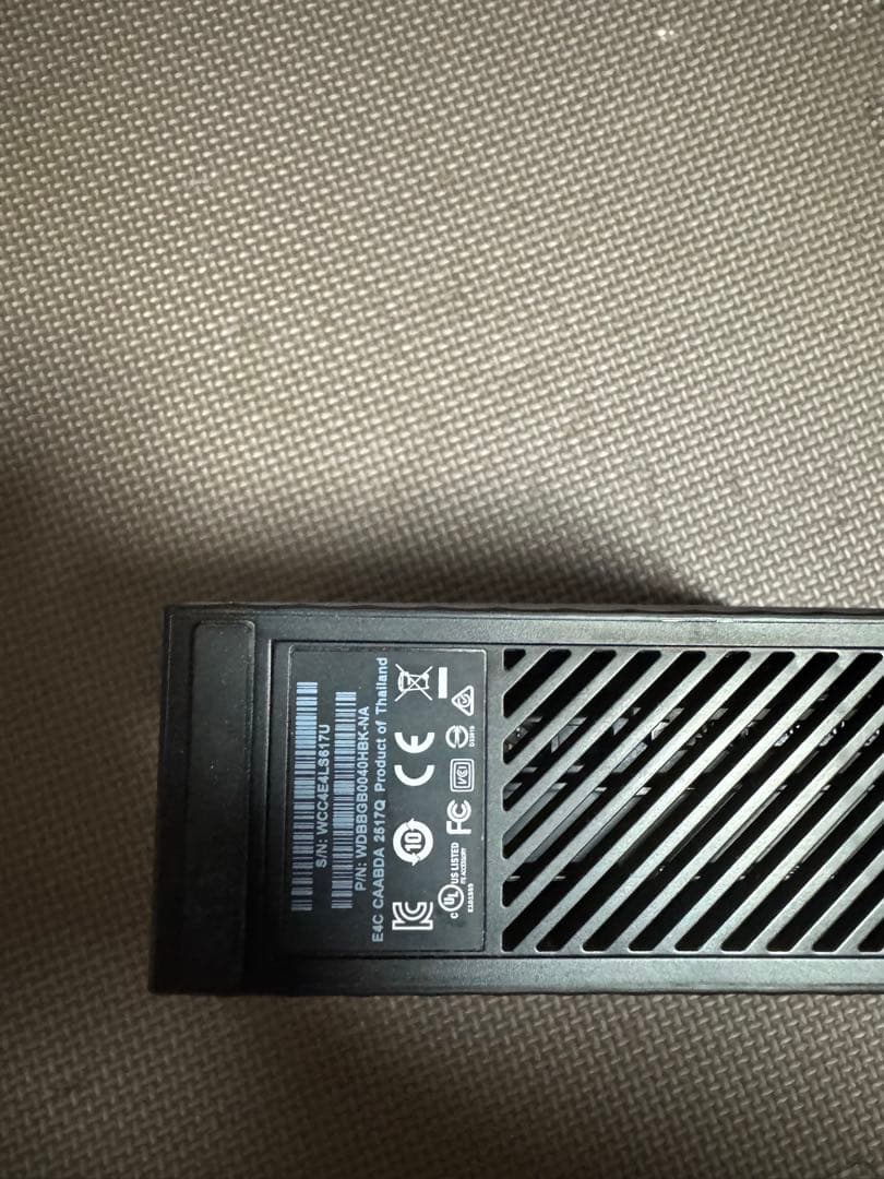 My Book 4TB　WesternDigital