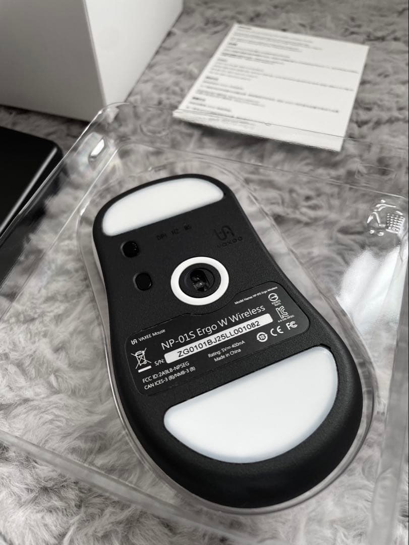 VAXEE ZYGEN NP-01S Ergo Wireless 4K ホワイト