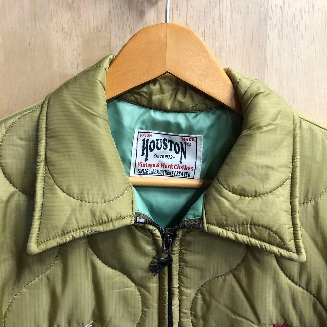 ヒューストン ベトジャン キルティング ベトナムジャケット 地図マップ柄 XXL