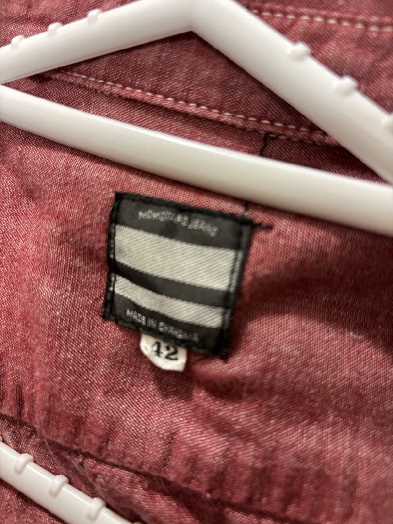 モモタロウジーンズ 出陣 シャンブレー ワーク シャツ XL