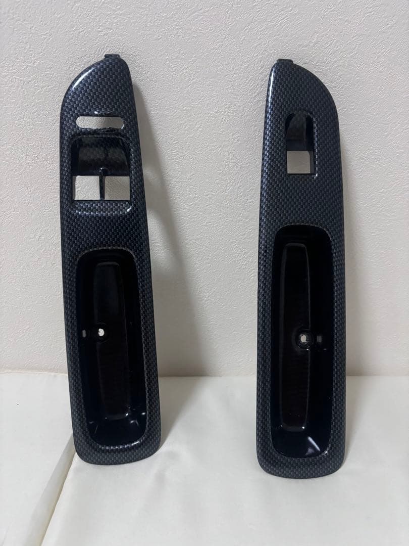 ek3 ek4 ek9 カーボン調 インナードアハンドルカバー ドアポケット
