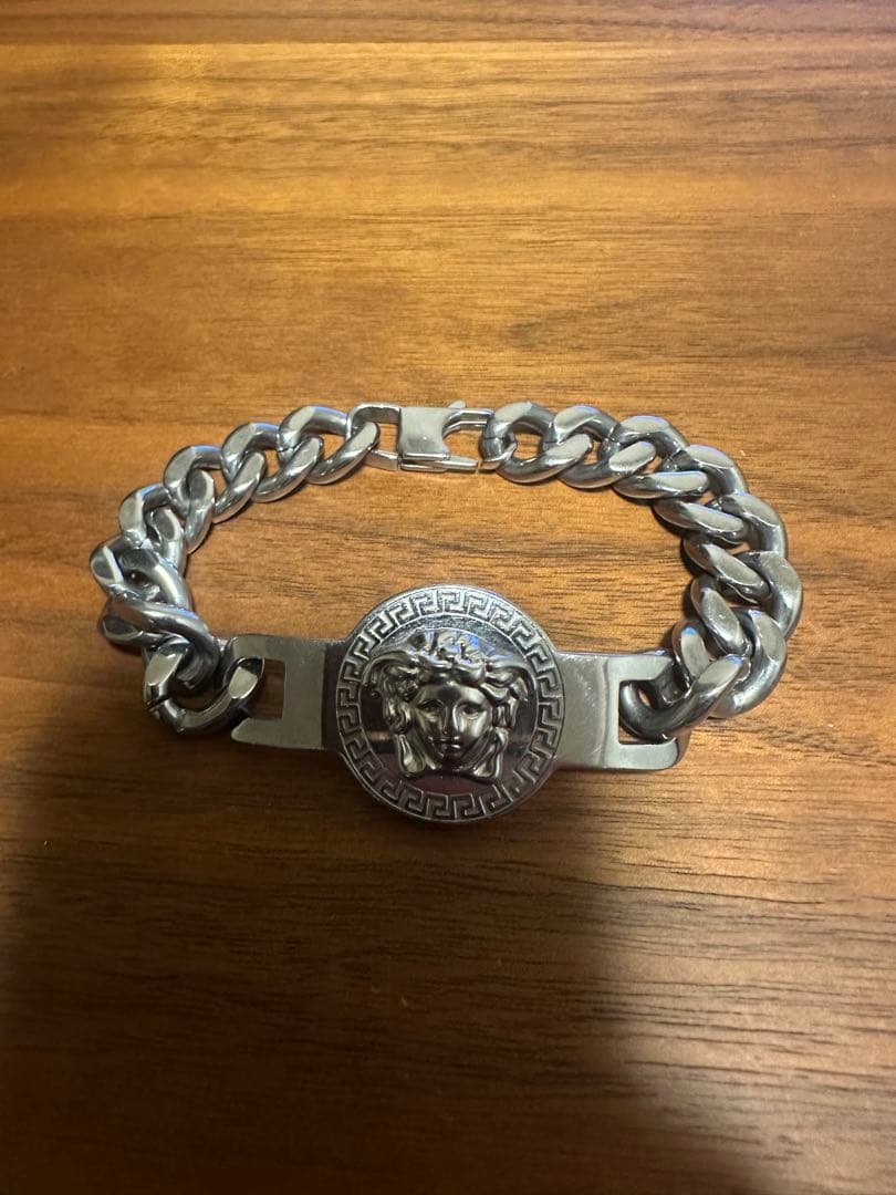 VERSACE メドゥーサ チェーン ブレスレット シルバー