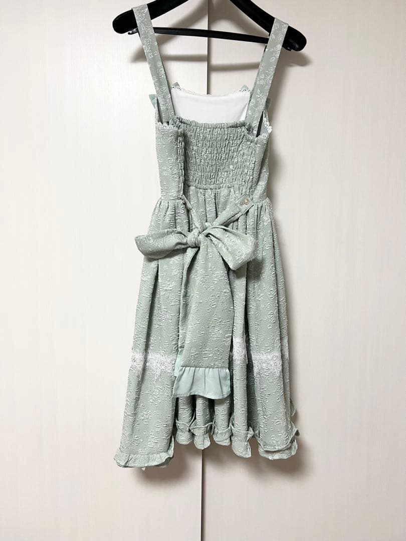 最終値下げ！♡axesfemmekawaii♡メアリージャンパースカート ミント