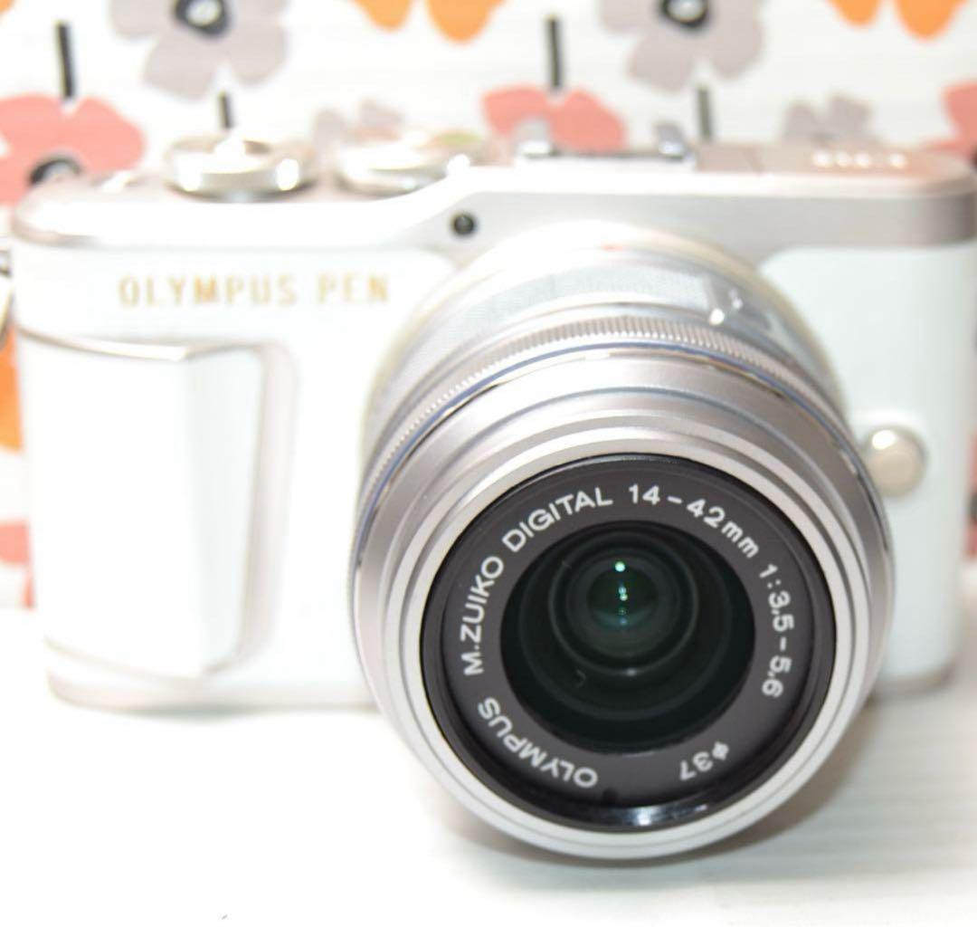 美品　OLYMPUS PEN E-PL9 ミラーレス一眼 本体　バッテリー3個