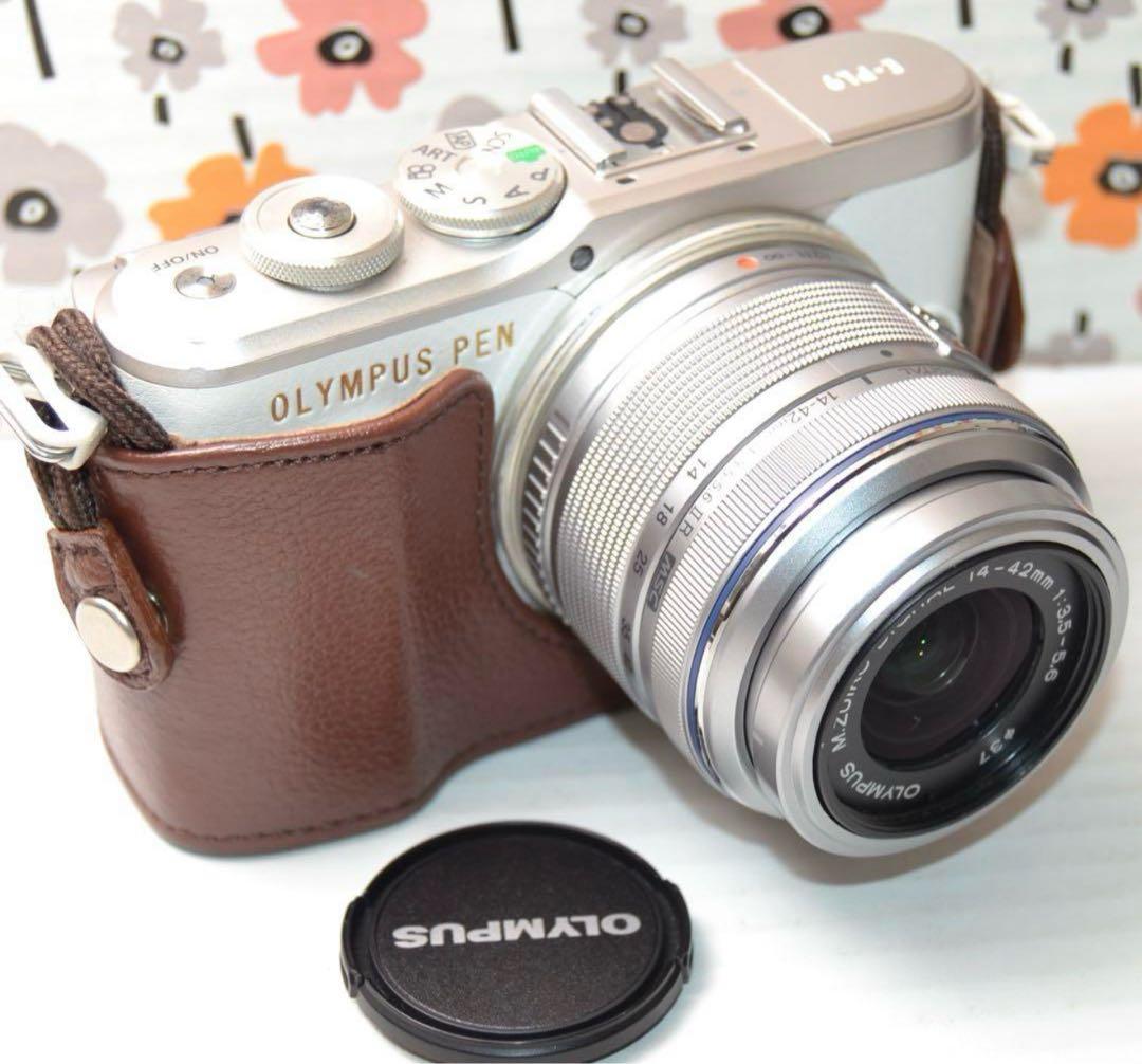 美品　OLYMPUS PEN E-PL9 ミラーレス一眼 本体　バッテリー3個