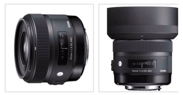 キャノン　シグマ　30mm f1.4 単焦点