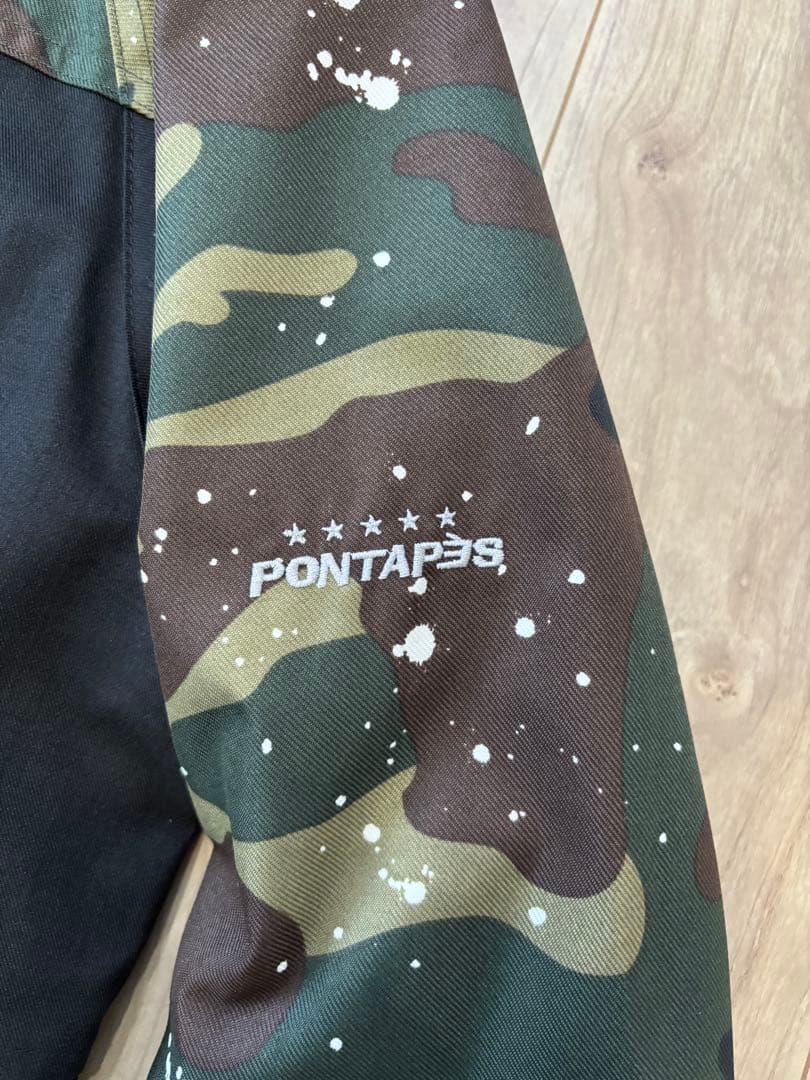 【redapple0322】迷彩柄ジャケット・グレーパンツセット　XL