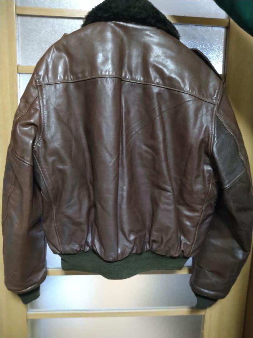 【激シブ】SCHOTT USA製 G-1 レザーフライトジャケット　ヴィンテージ