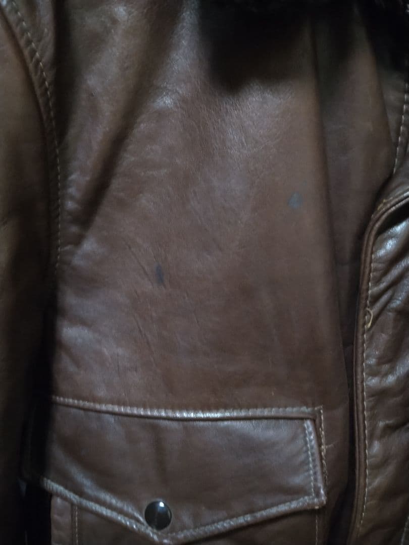 【激シブ】SCHOTT USA製 G-1 レザーフライトジャケット　ヴィンテージ