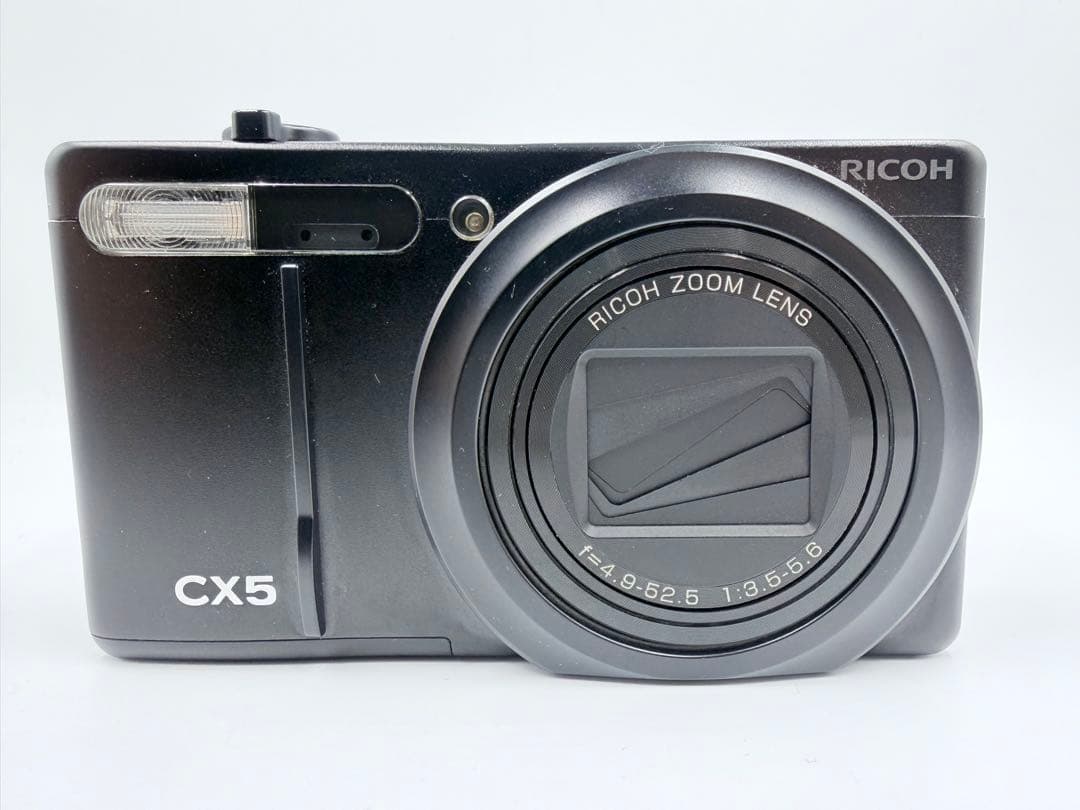 【美品】RICOH リコー CX5 BLACK デジカメ コンデジ