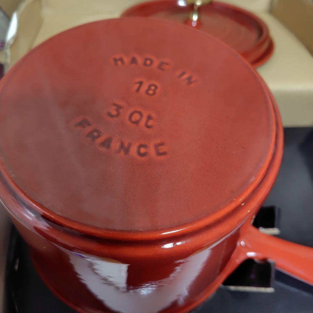 ストウブスープポット18cmガーネット