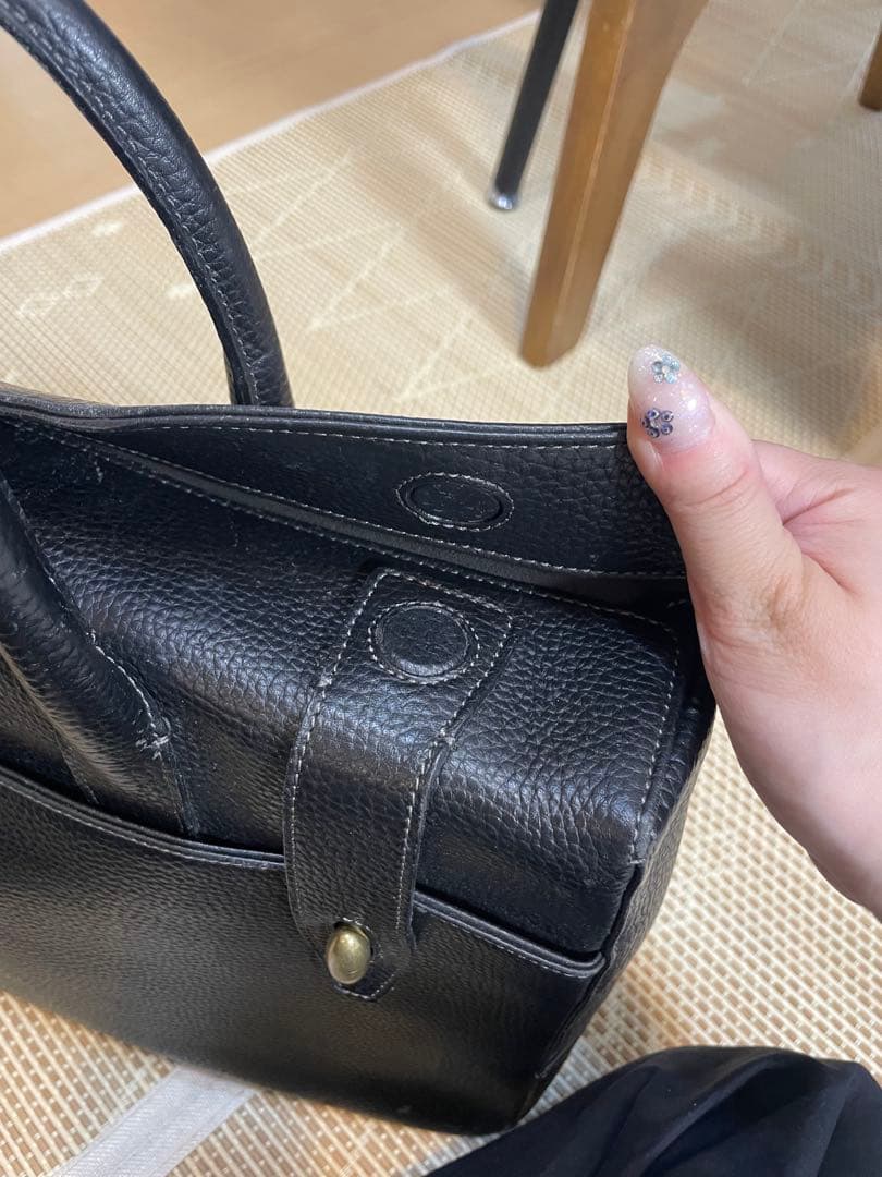 TOFF&LOADSTONE レザーバッグ　黒　ブラック