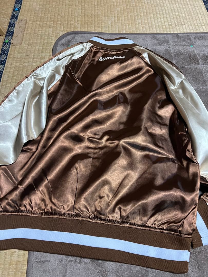 スカジャン　スーベニアジャケット　タイガー　虎　ホームレス　homless XL