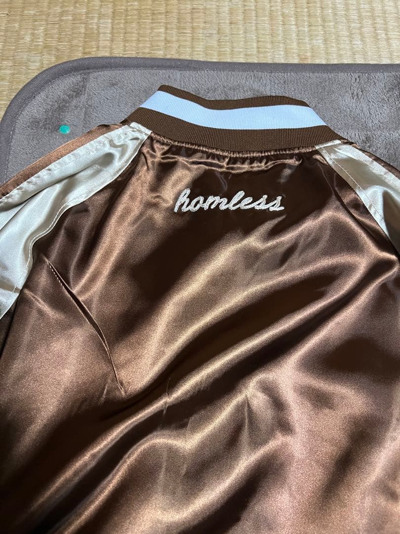 スカジャン　スーベニアジャケット　タイガー　虎　ホームレス　homless XL