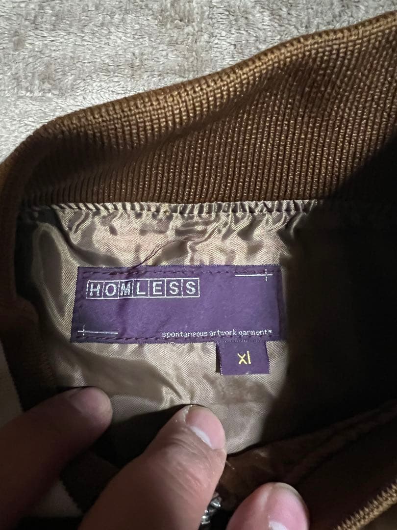 スカジャン　スーベニアジャケット　タイガー　虎　ホームレス　homless XL